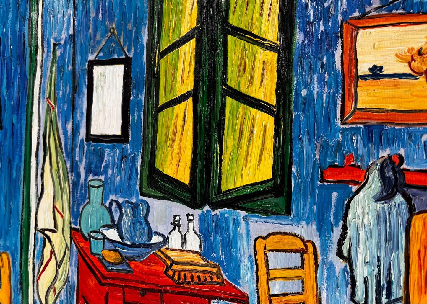 Vincent van Gogh – La Camera – Dipinto a olio post-impressionista dipinto a mano su tela (72 × 60 cm)
