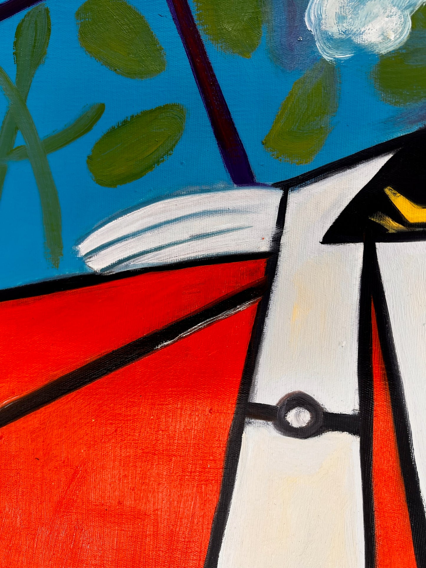 Picasso - Jacqueline con fiore – Dipinto a mano