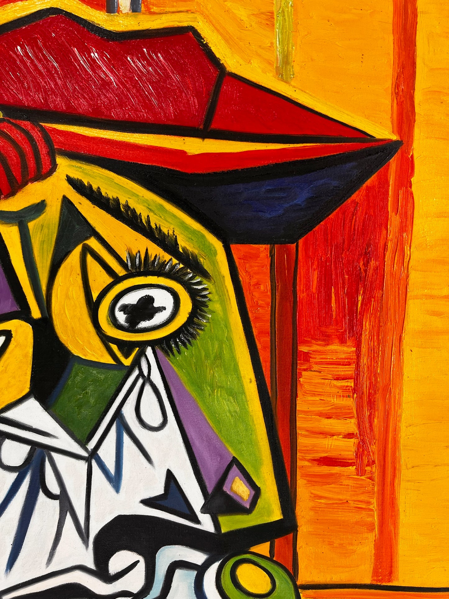 Picasso - La donna che piange - (64 × 80 cm)
