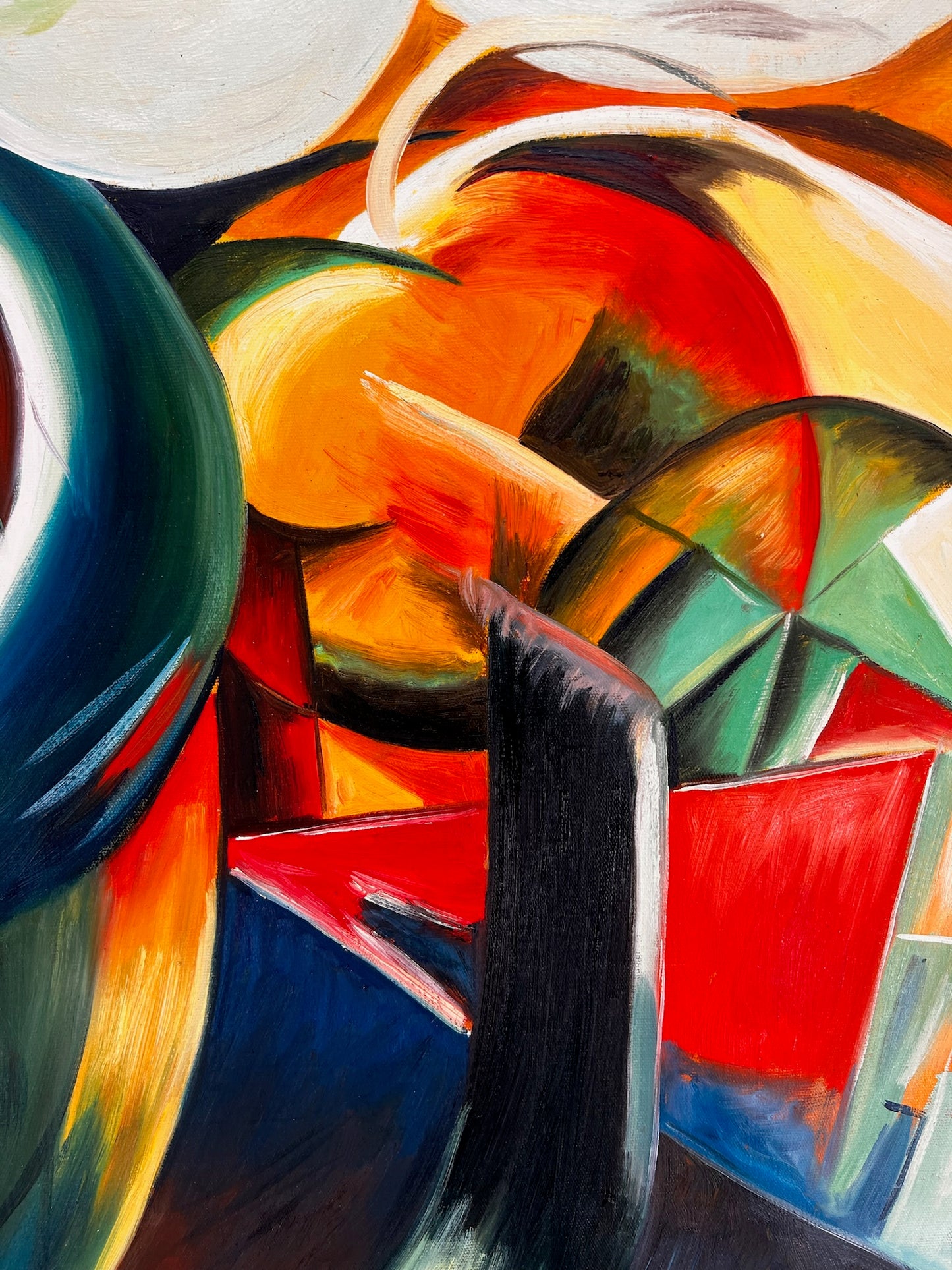 Il Mandrillo – Dipinto espressionista a olio su tela (60 × 80 cm)