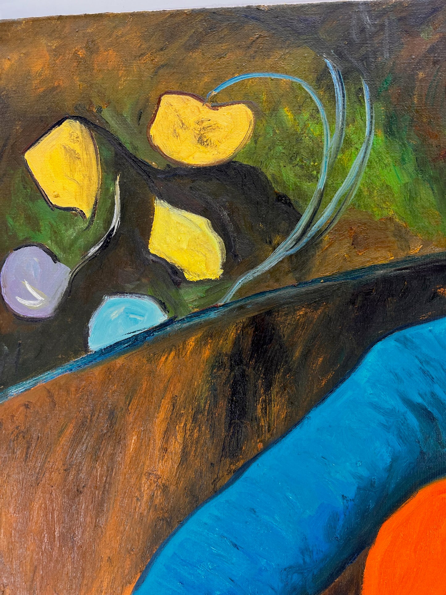 Ritratto di un Violoncellista – Dipinto a Olio Post-Impressionista Dipinto a Mano su Tela (60 × 80 cm)