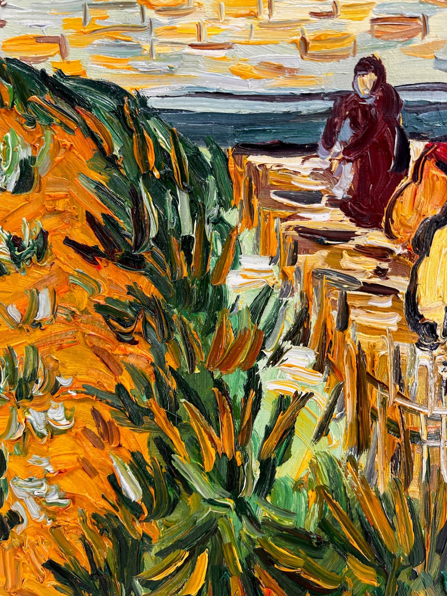 Il Ponte Langlois (di Vincent van Gogh) – Dipinto a olio post-impressionista dipinto a mano su tela (60 × 65 cm)