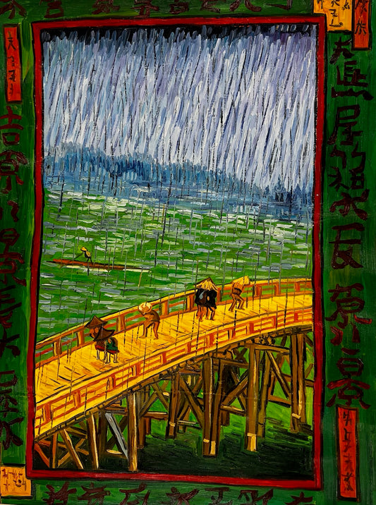 Il Ponte nella Pioggia, Utagawa Hiroshige (1797–1858)