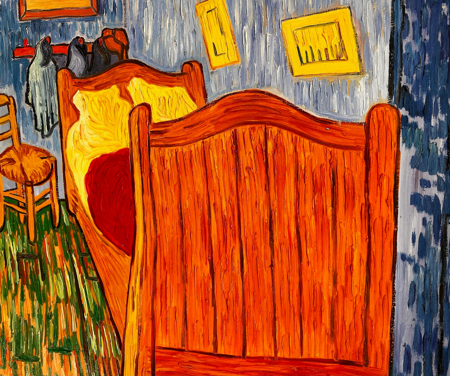 Vincent van Gogh – La Camera – Dipinto a olio post-impressionista dipinto a mano su tela (72 × 60 cm)
