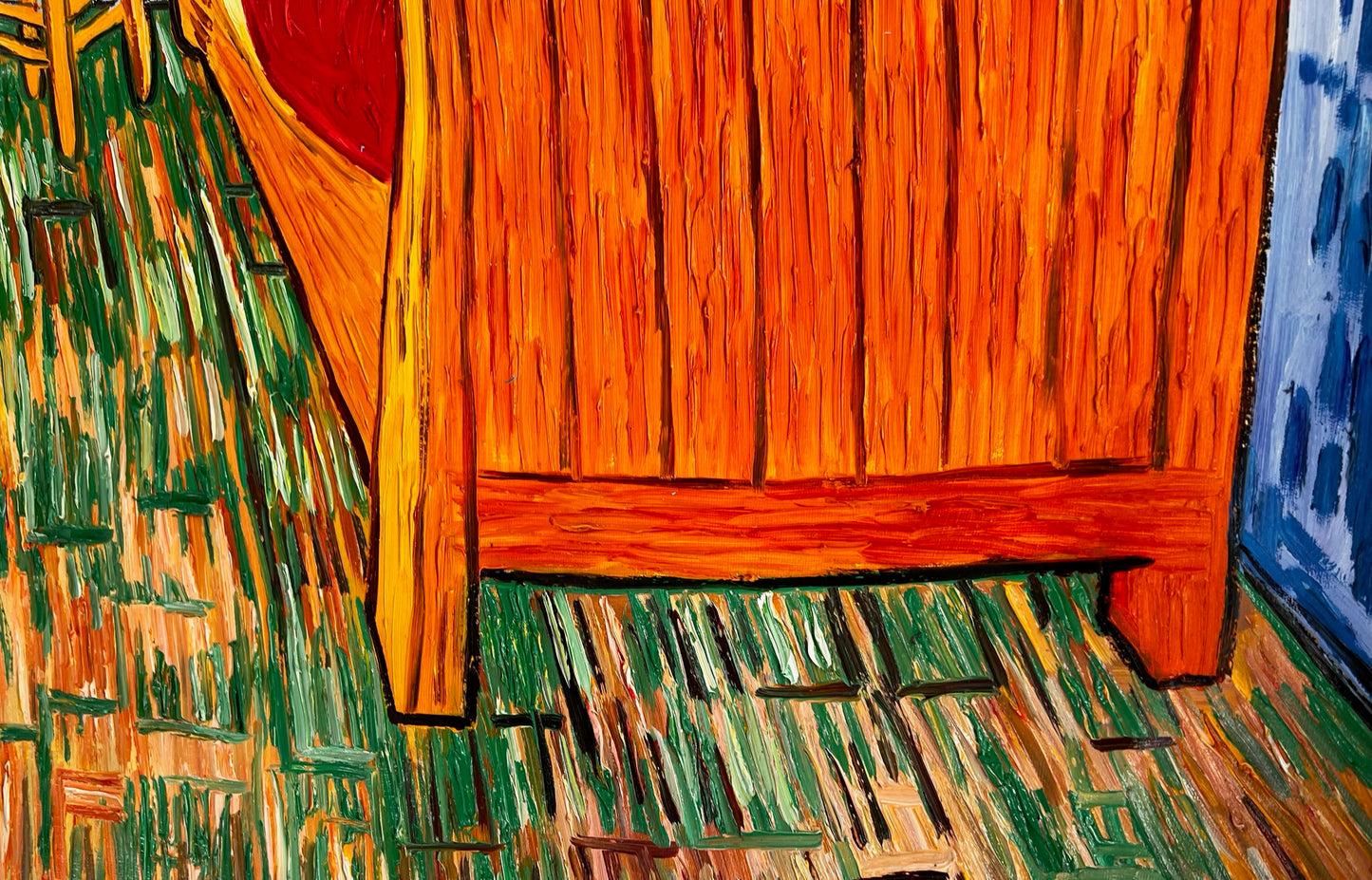 Vincent van Gogh – La Camera – Dipinto a olio post-impressionista dipinto a mano su tela (72 × 60 cm)
