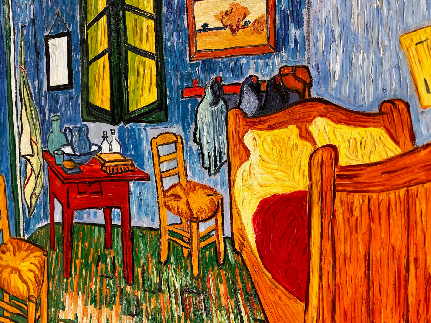 Vincent van Gogh – La Camera – Dipinto a olio post-impressionista dipinto a mano su tela (72 × 60 cm)