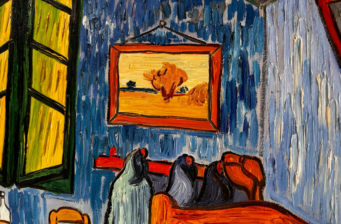 Vincent van Gogh – La Camera – Dipinto a olio post-impressionista dipinto a mano su tela (72 × 60 cm)