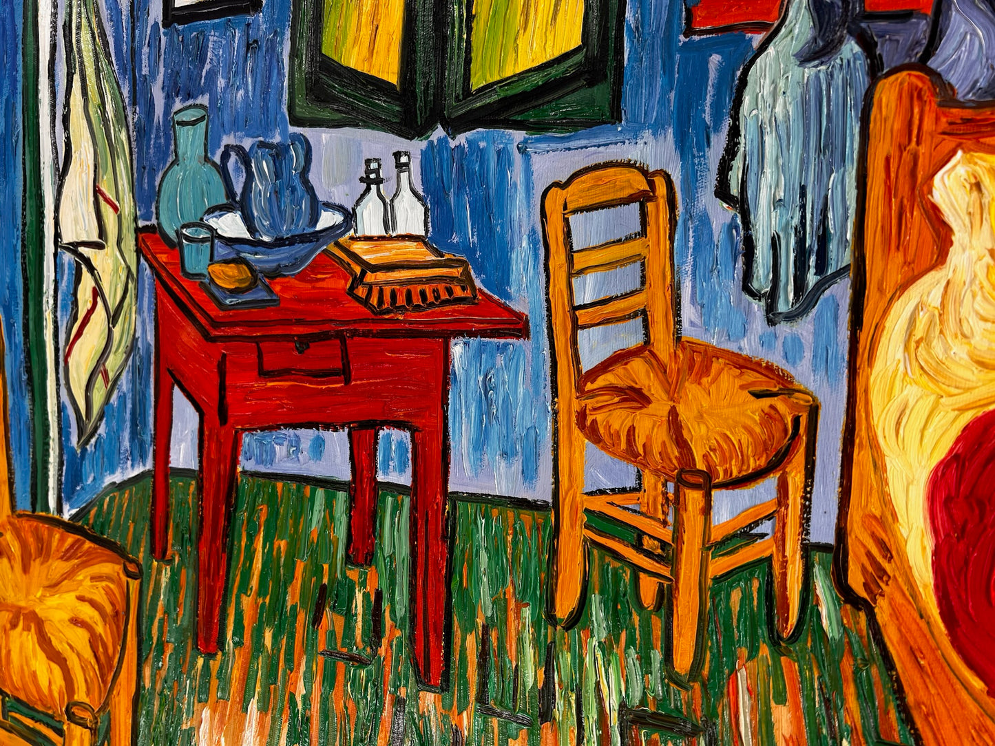 Vincent van Gogh – La Camera – Dipinto a olio post-impressionista dipinto a mano su tela (72 × 60 cm)