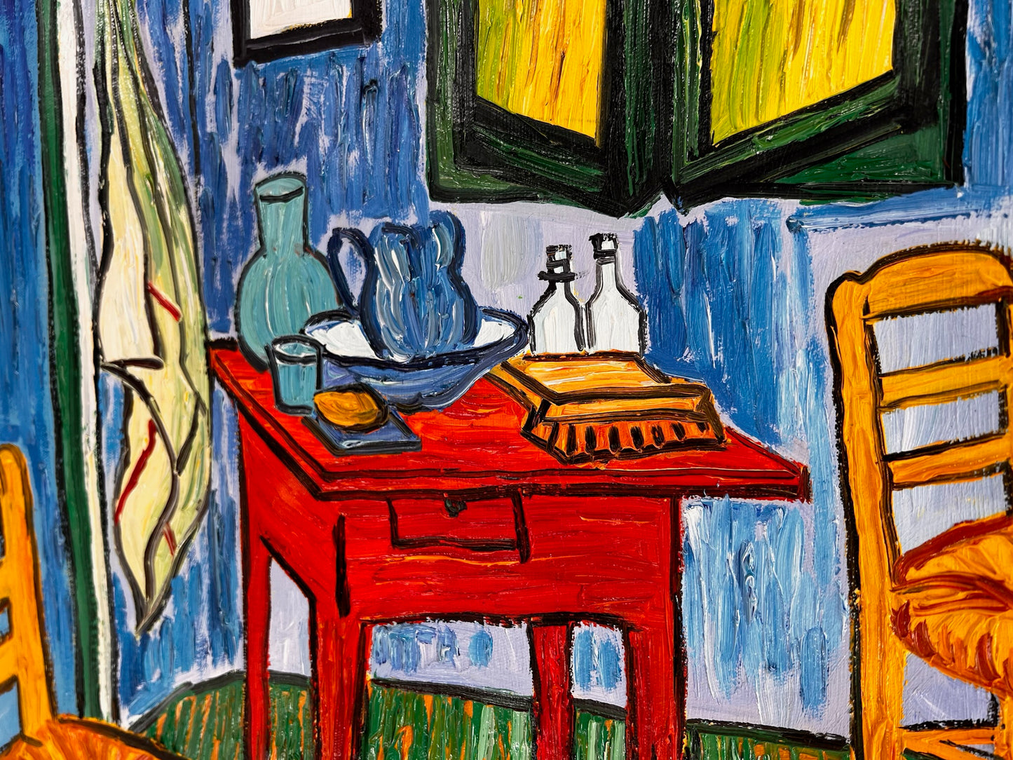 Vincent van Gogh – La Camera – Dipinto a olio post-impressionista dipinto a mano su tela (72 × 60 cm)