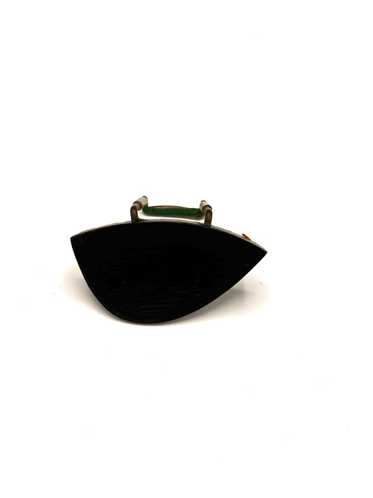 Supporto per mento per violino - Nero vintage