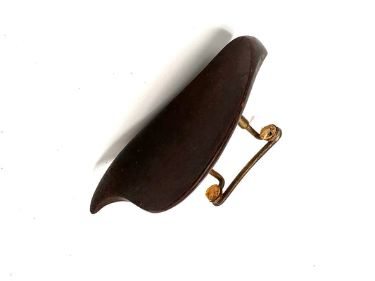 Supporto per mento per violino - Nero vintage