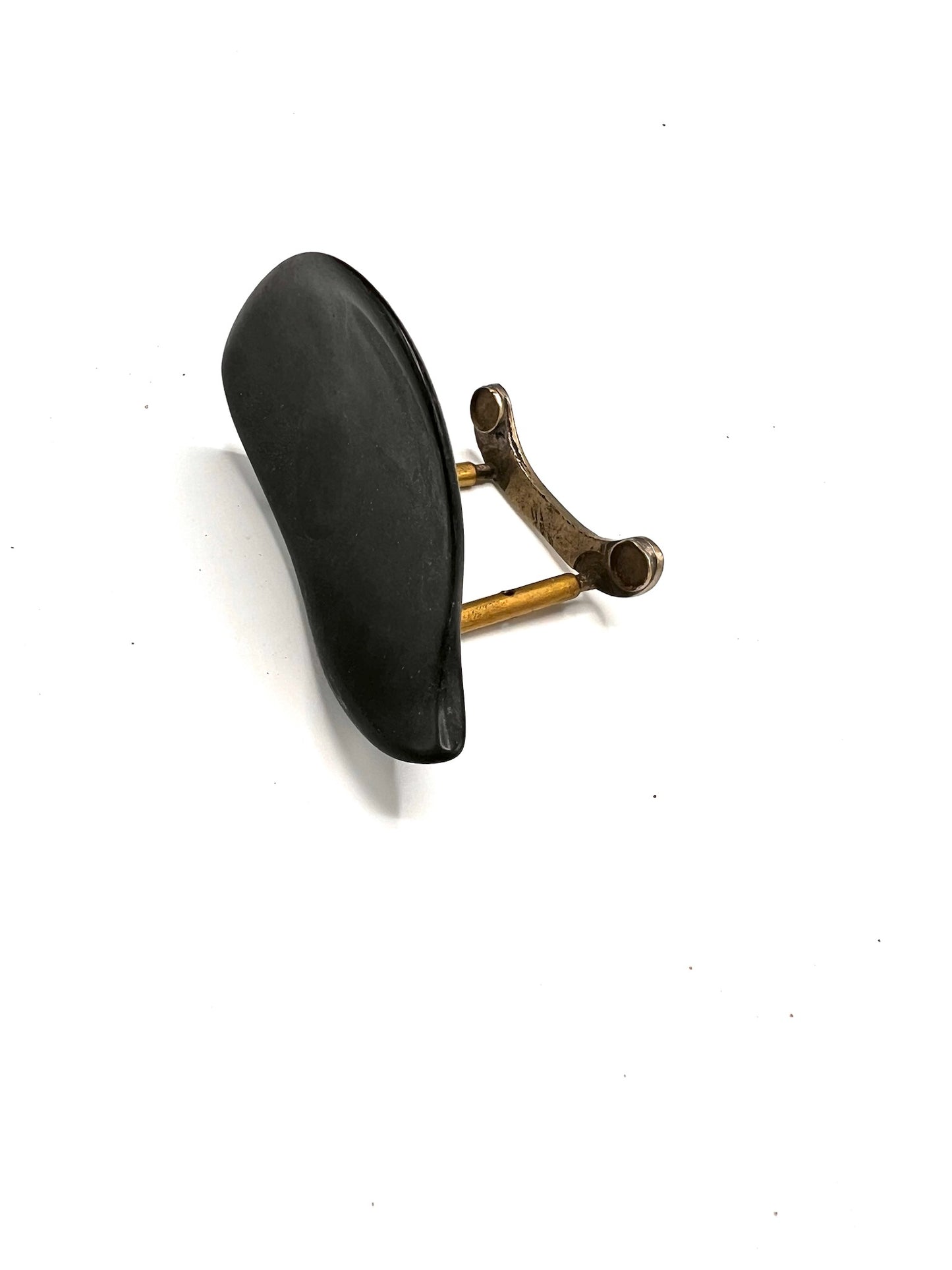 Supporto per mento per violino - Nero vintage