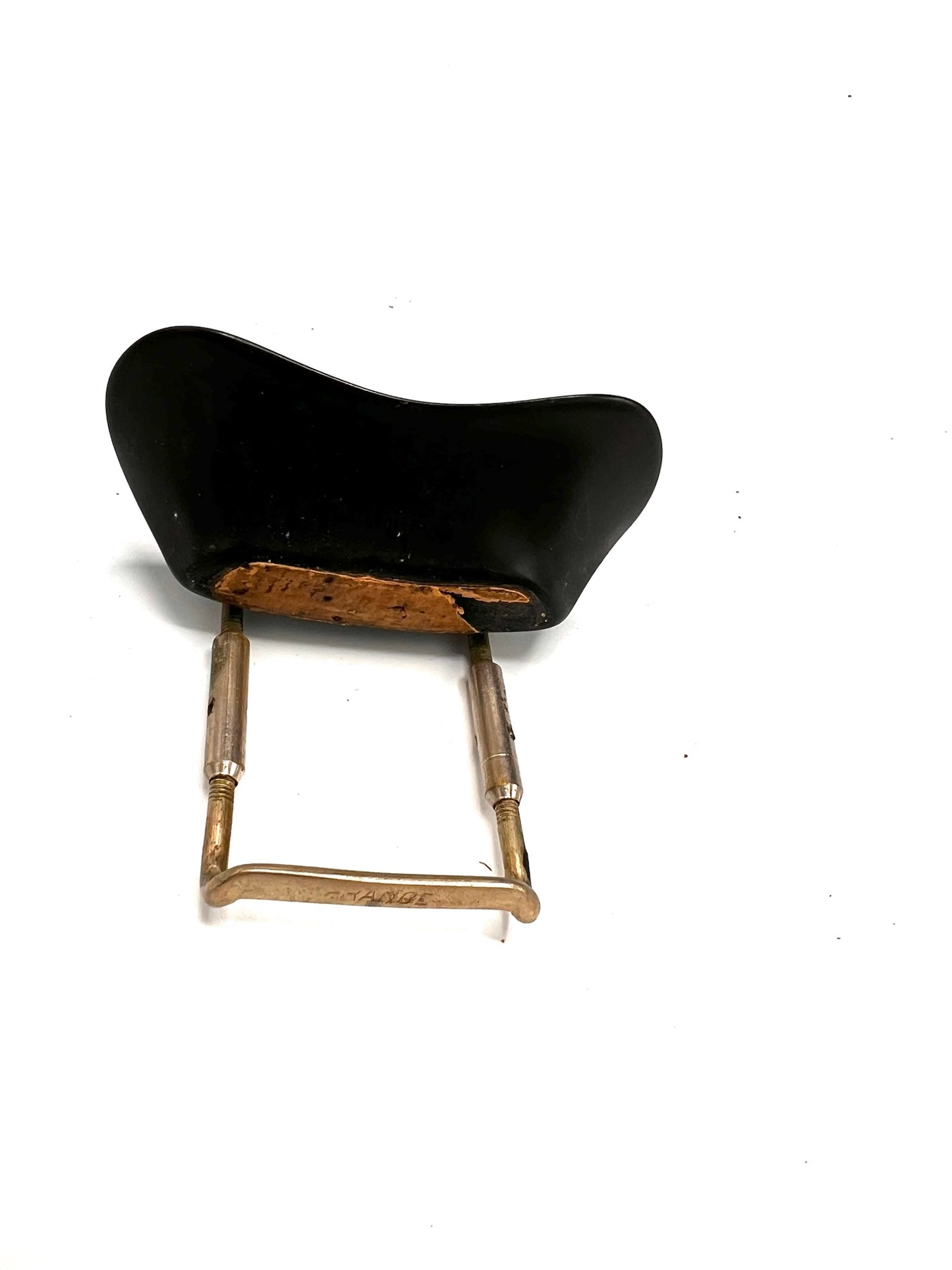 Supporto per mento per violino - Nero vintage