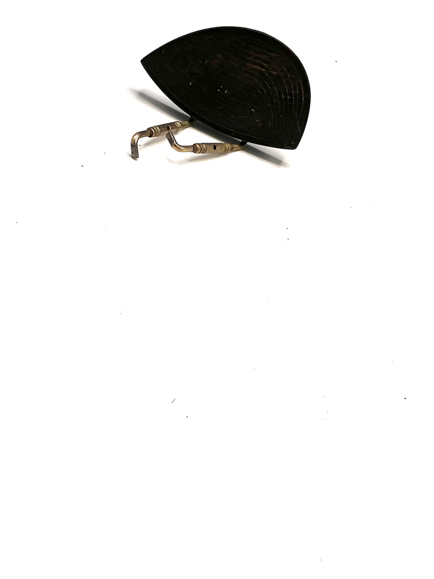 Supporto per mento per violino - Nero vintage