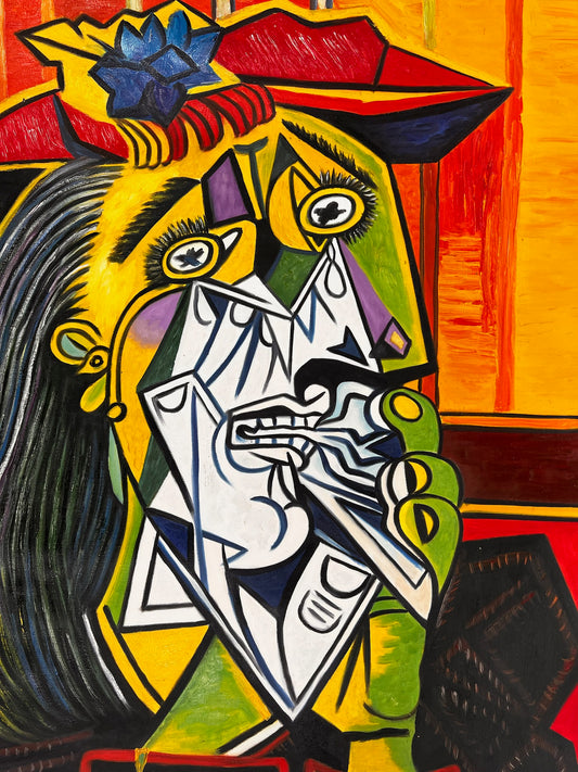 Picasso - La donna che piange - (64 × 80 cm)