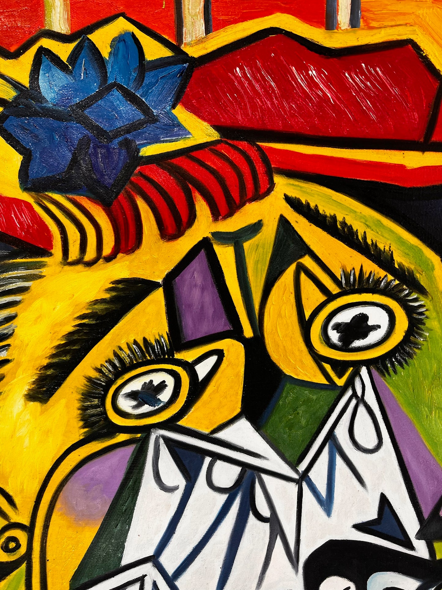 Picasso - La donna che piange - (64 × 80 cm)