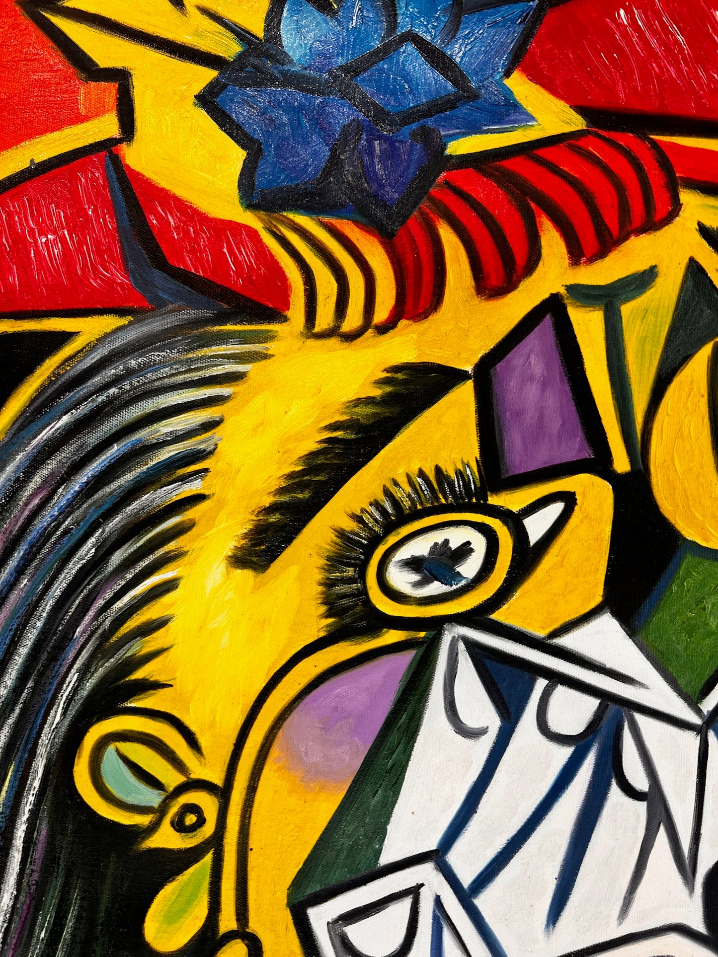 Picasso - La donna che piange - (64 × 80 cm)