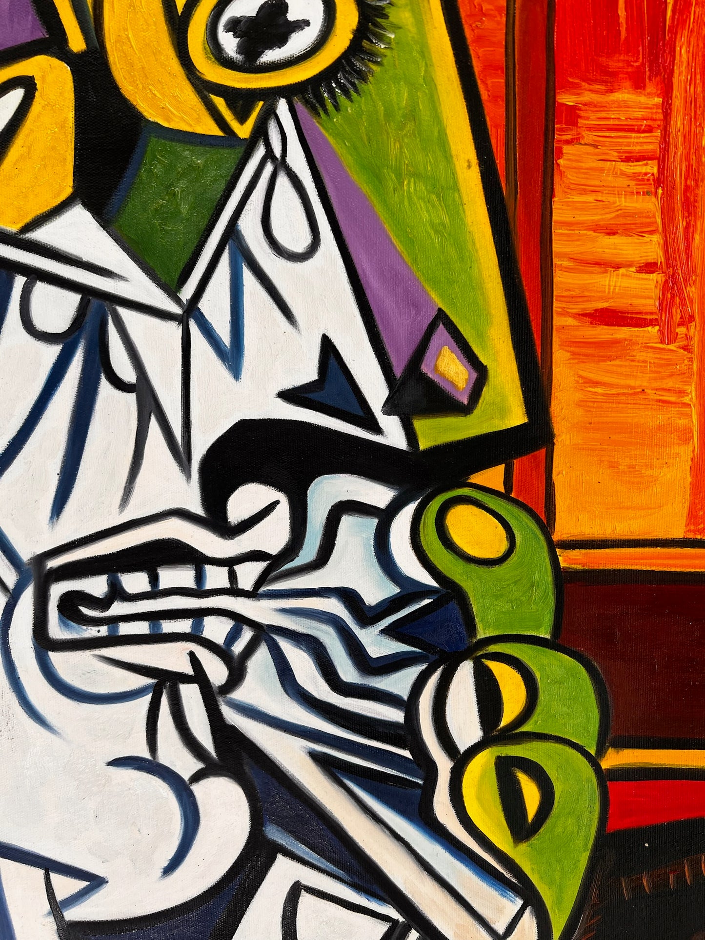 Picasso - La donna che piange - (64 × 80 cm)