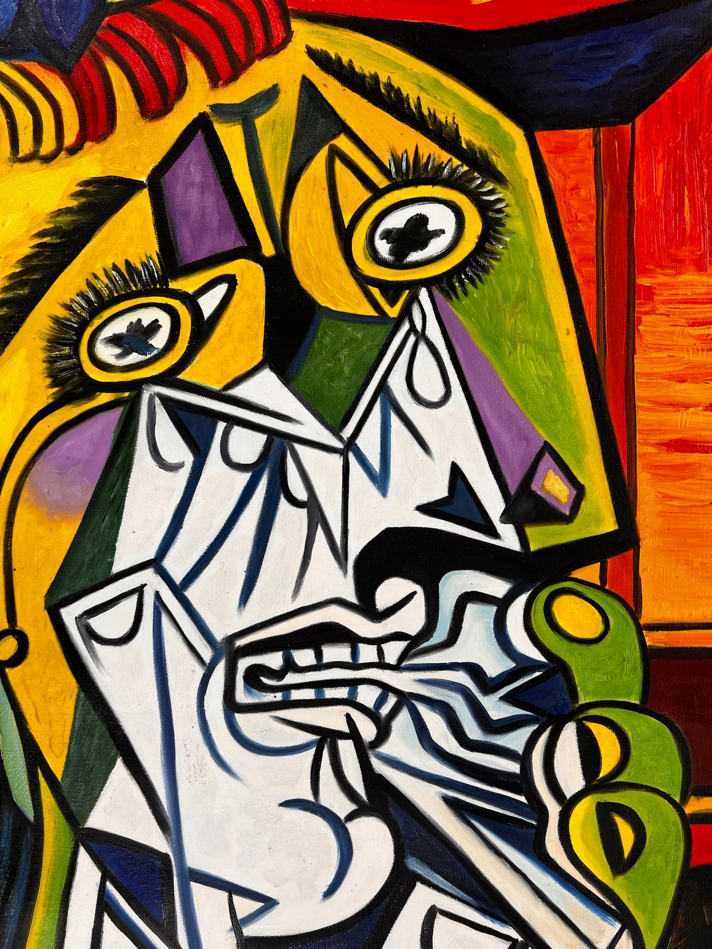 Picasso - La donna che piange - (64 × 80 cm)