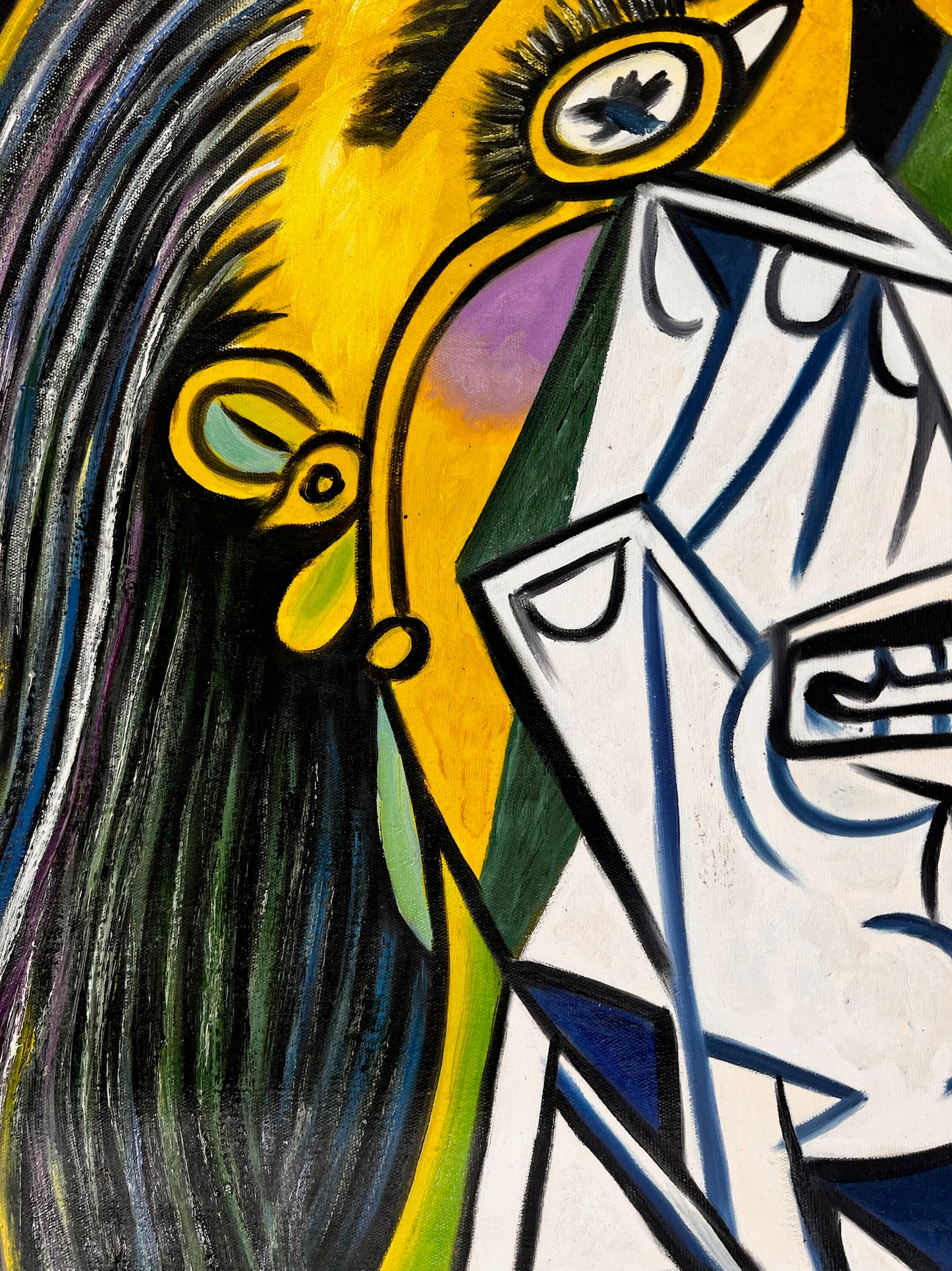 Picasso - La donna che piange - (64 × 80 cm)