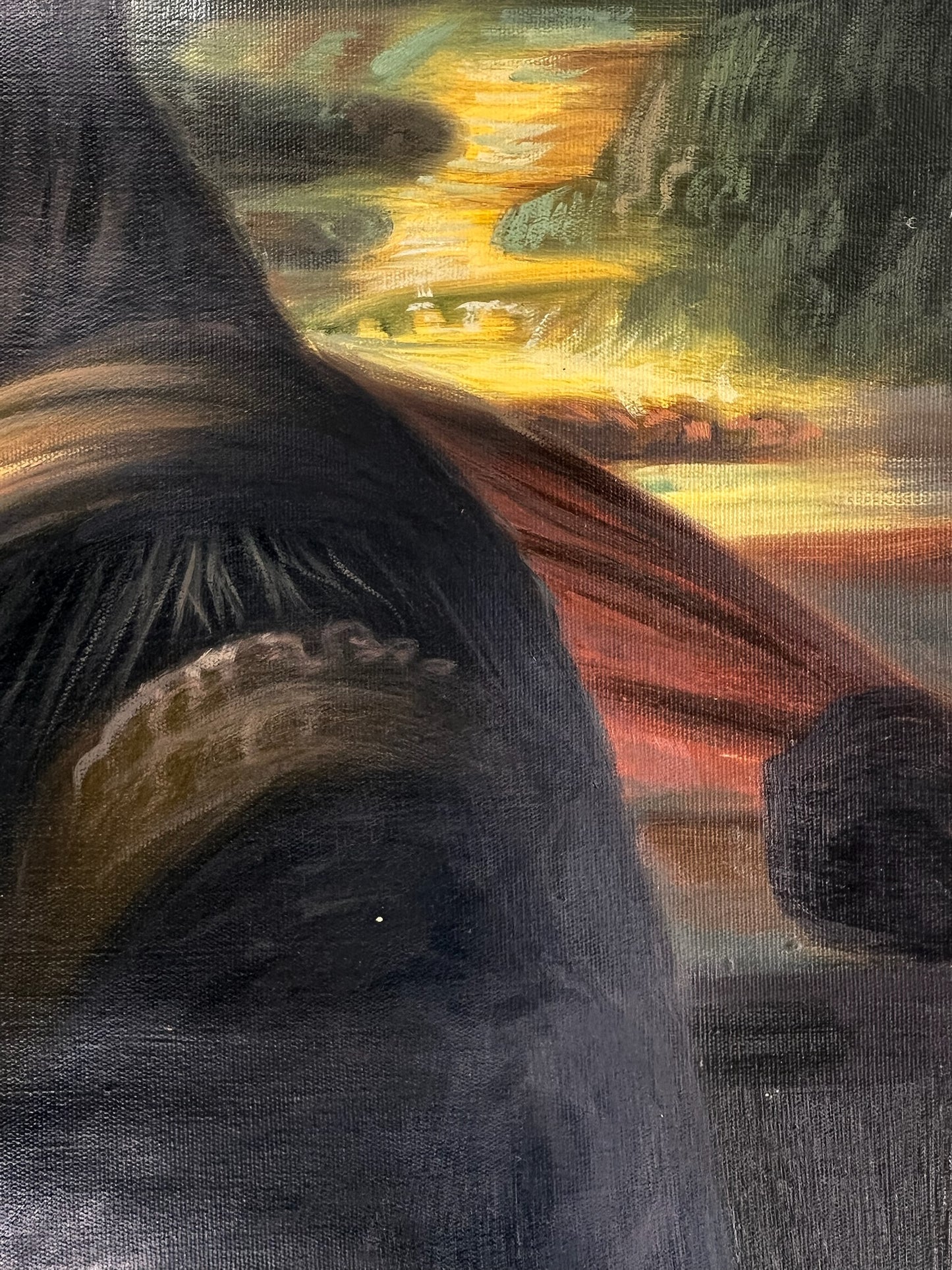 Mona Lisa – Dipinto a olio rinascimentale dipinto a mano su tela (60 × 80 cm)