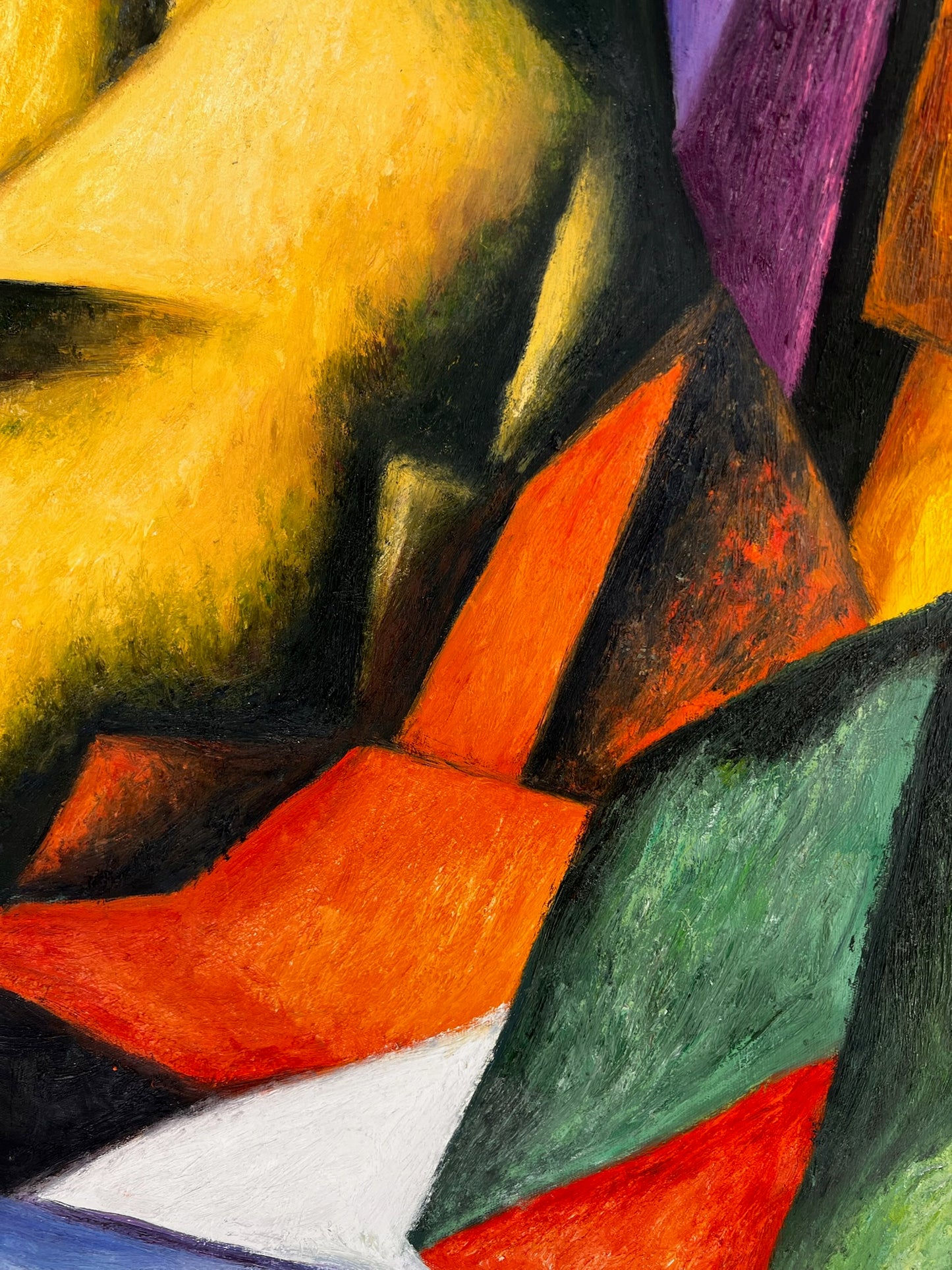 Tigre – Dipinto ad olio espressionista dipinto a mano su tela (64 × 80 cm)