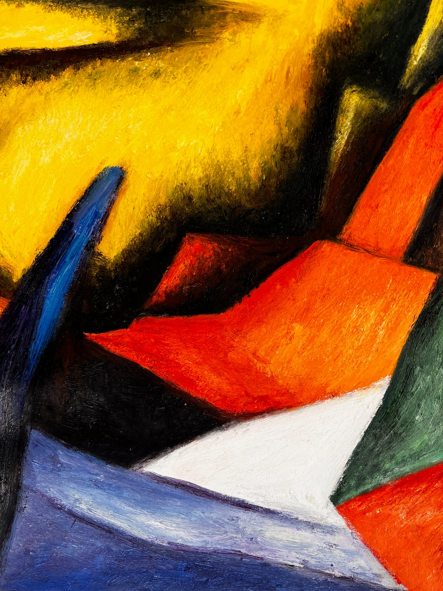 Tigre – Dipinto ad olio espressionista dipinto a mano su tela (64 × 80 cm)